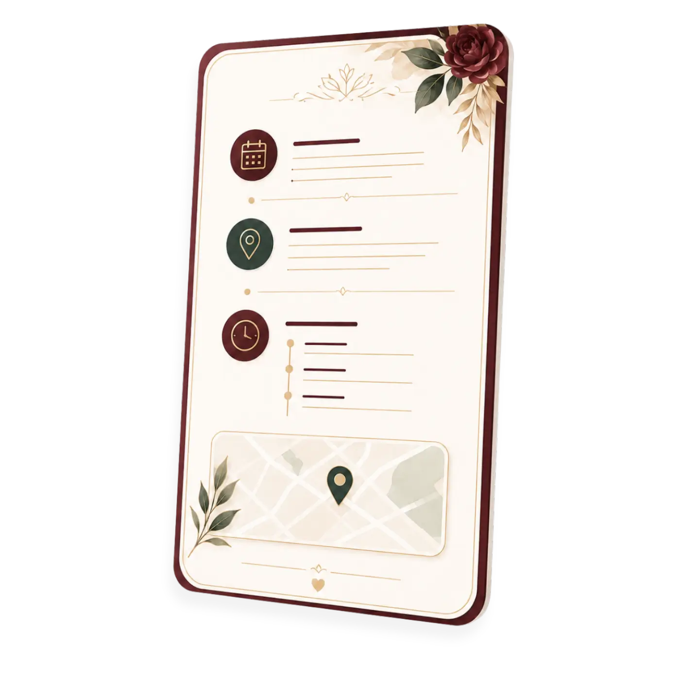 Event details card preview