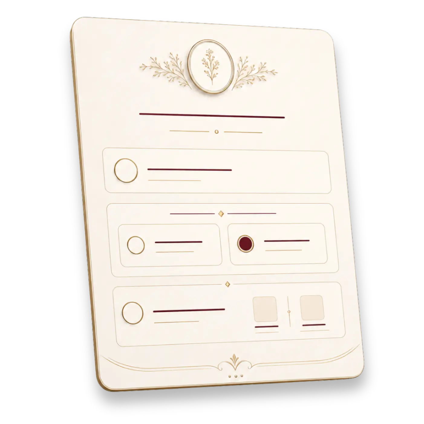 RSVP card preview
